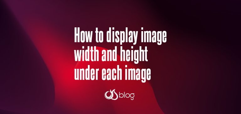 How to display width and height of an image on a webpage ...
